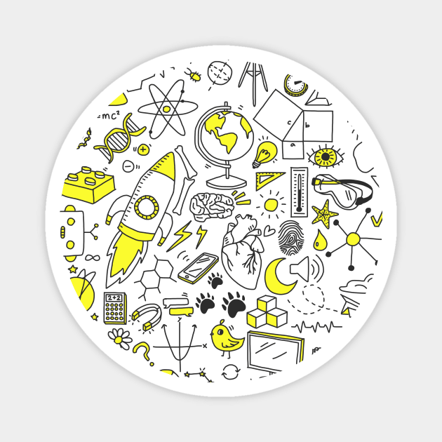 Science Rules Magnet by DesignAzalea